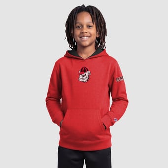 Youth Champion  Red Georgia Bulldogs Fleece Hoodie
