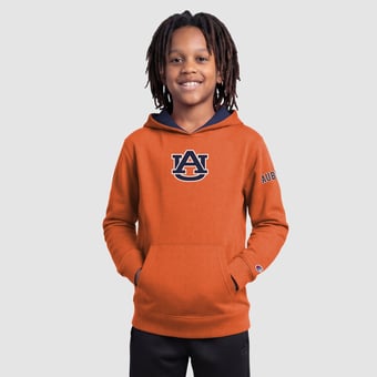 Youth Champion  Orange Auburn Tigers Fleece Hoodie