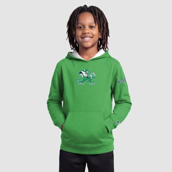 Youth Champion  Green Notre Dame Fighting Irish Fleece Hoodie
