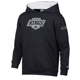 Youth Champion Black Los Angeles Kings Volume Fleece Hoodie