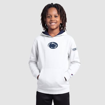 Youth Champion  White Penn State Nittany Lions Fleece Hoodie