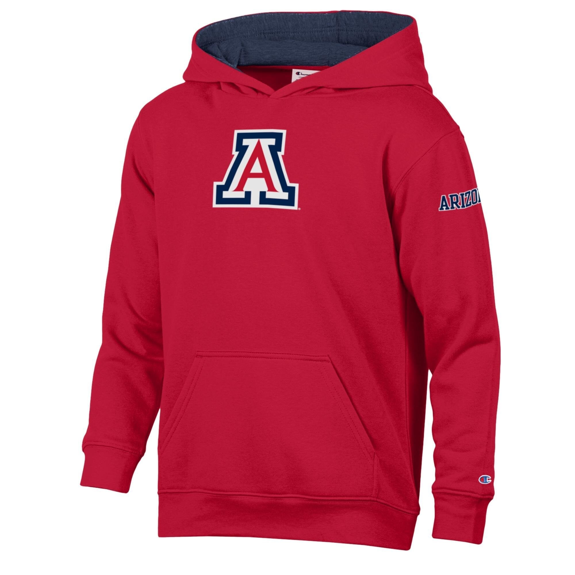 Youth Champion Red/Navy Arizona Wildcats Volume Fleece Hoodie