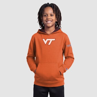 Youth Champion  Orange Virginia Tech Hokies Fleece Hoodie