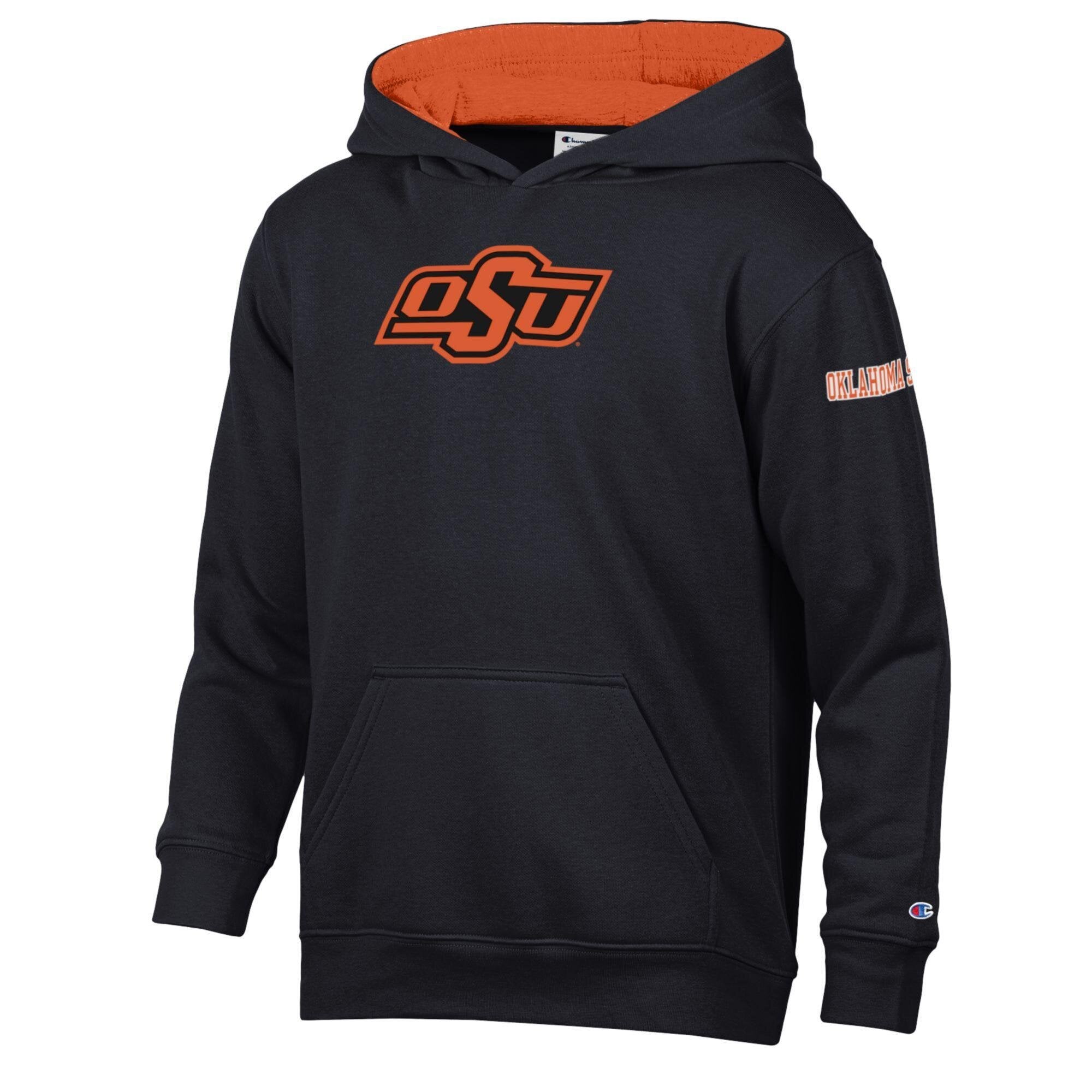 Youth Champion  Black Oklahoma State Cowboys Fleece Hoodie
