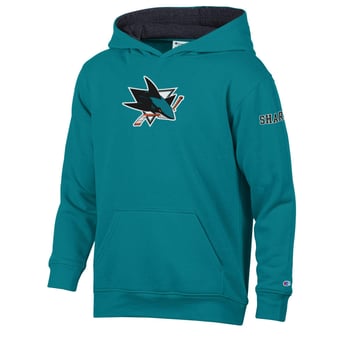 Youth Champion  Teal San Jose Sharks Fleece Hoodie