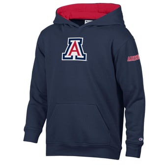Youth Champion  Navy Arizona Wildcats Fleece Hoodie