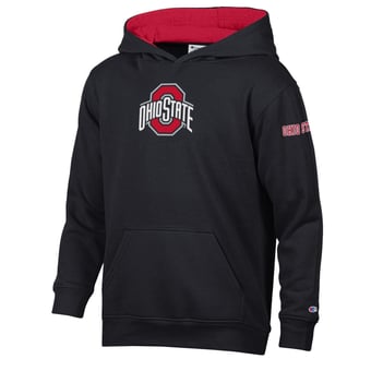 Youth Champion  Black Ohio State Buckeyes Fleece Hoodie