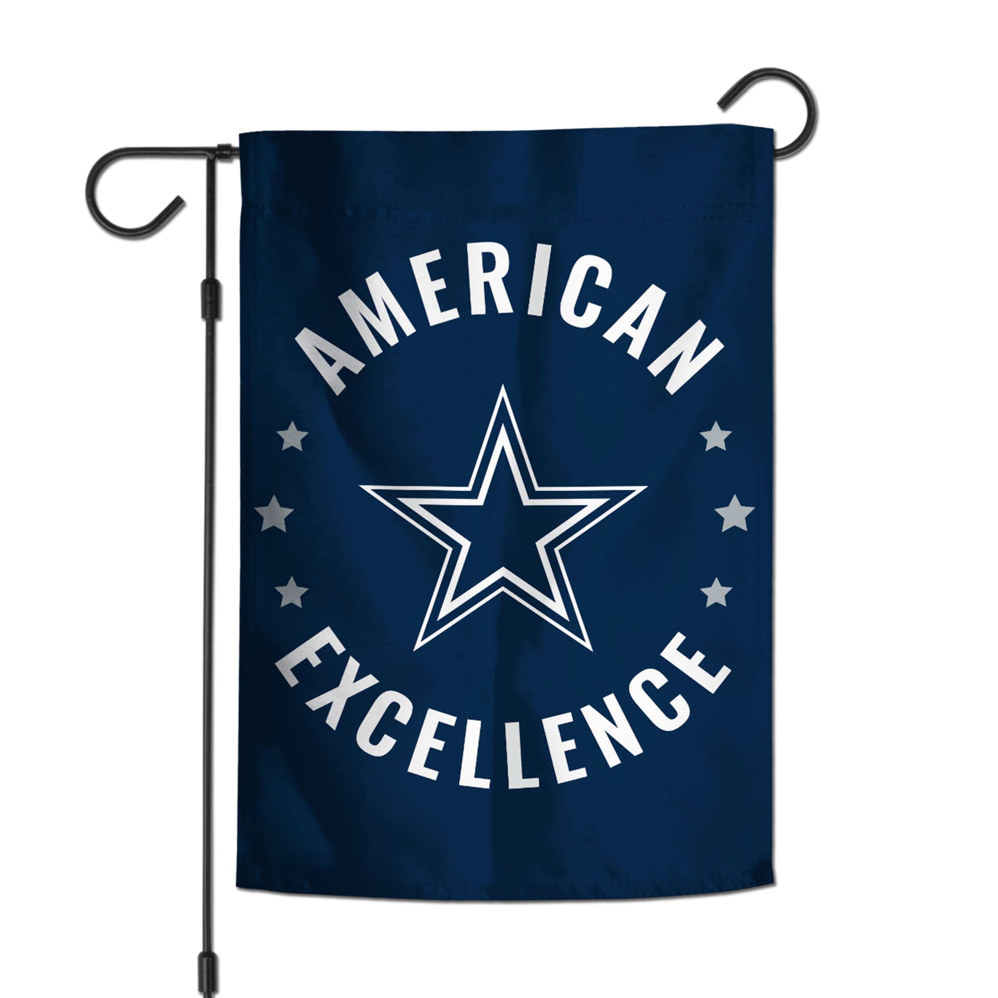 WinCraft Dallas Cowboys 12″ x 18″ Double-Sided America 250 Garden Flag WinCraft Dallas Cowboys 12″ x 18″ Double-Sided America 250 Garden Flag