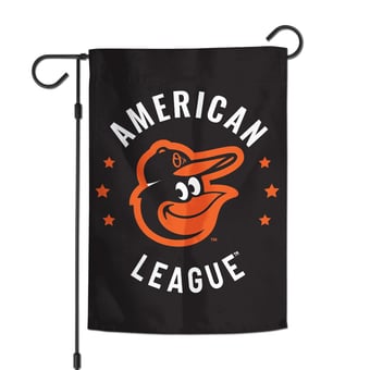 WinCraft Baltimore Orioles 12" x 18" Double-Sided America 250 Garden Flag