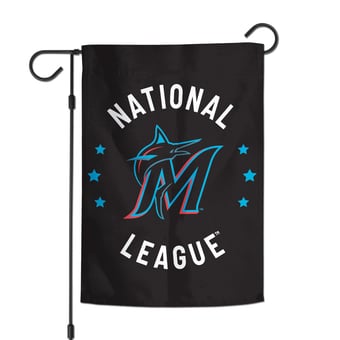 WinCraft Miami Marlins 12" x 18" Double-Sided America 250 Garden Flag