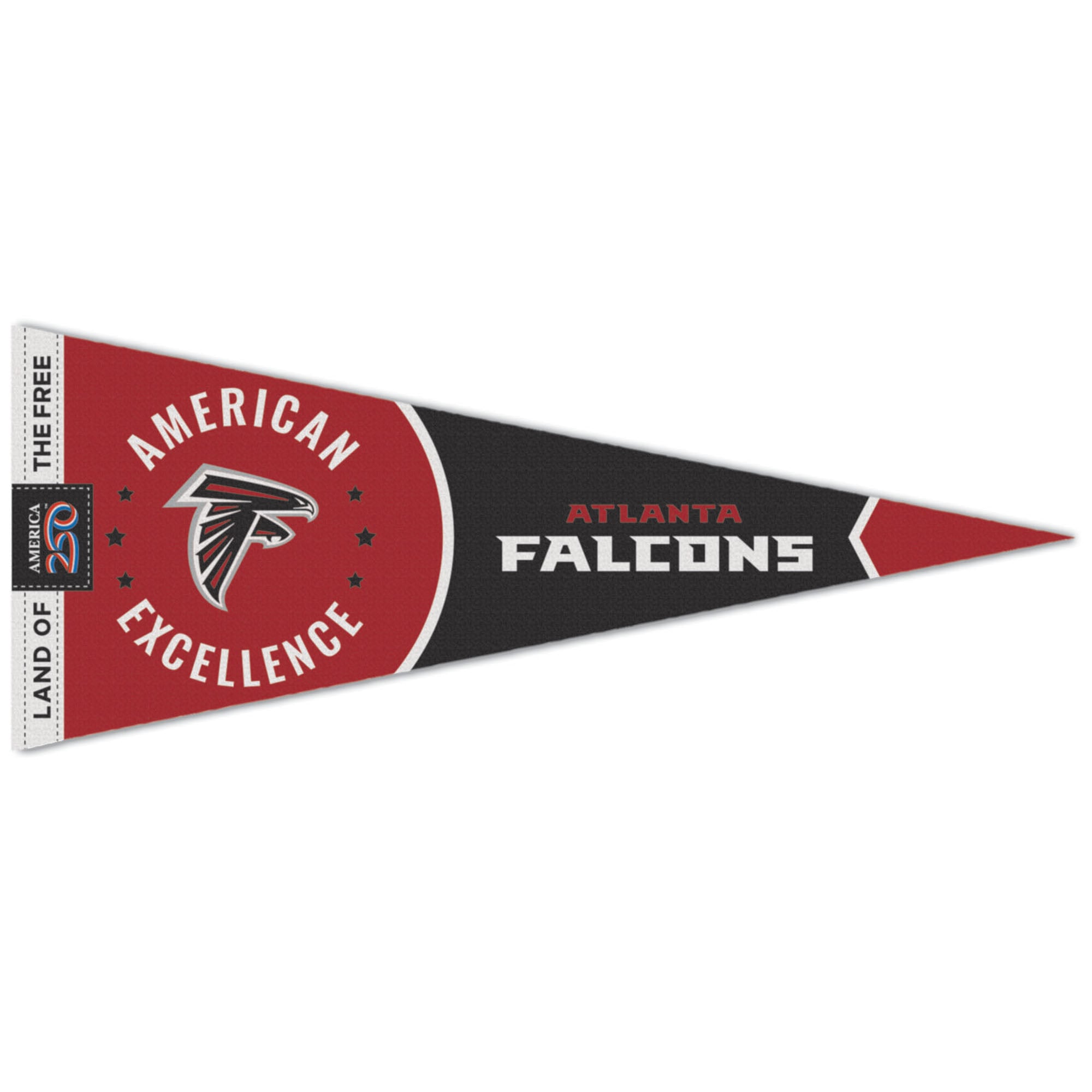 WinCraft Atlanta Falcons 12" x 30" America 250 Premium Pennant