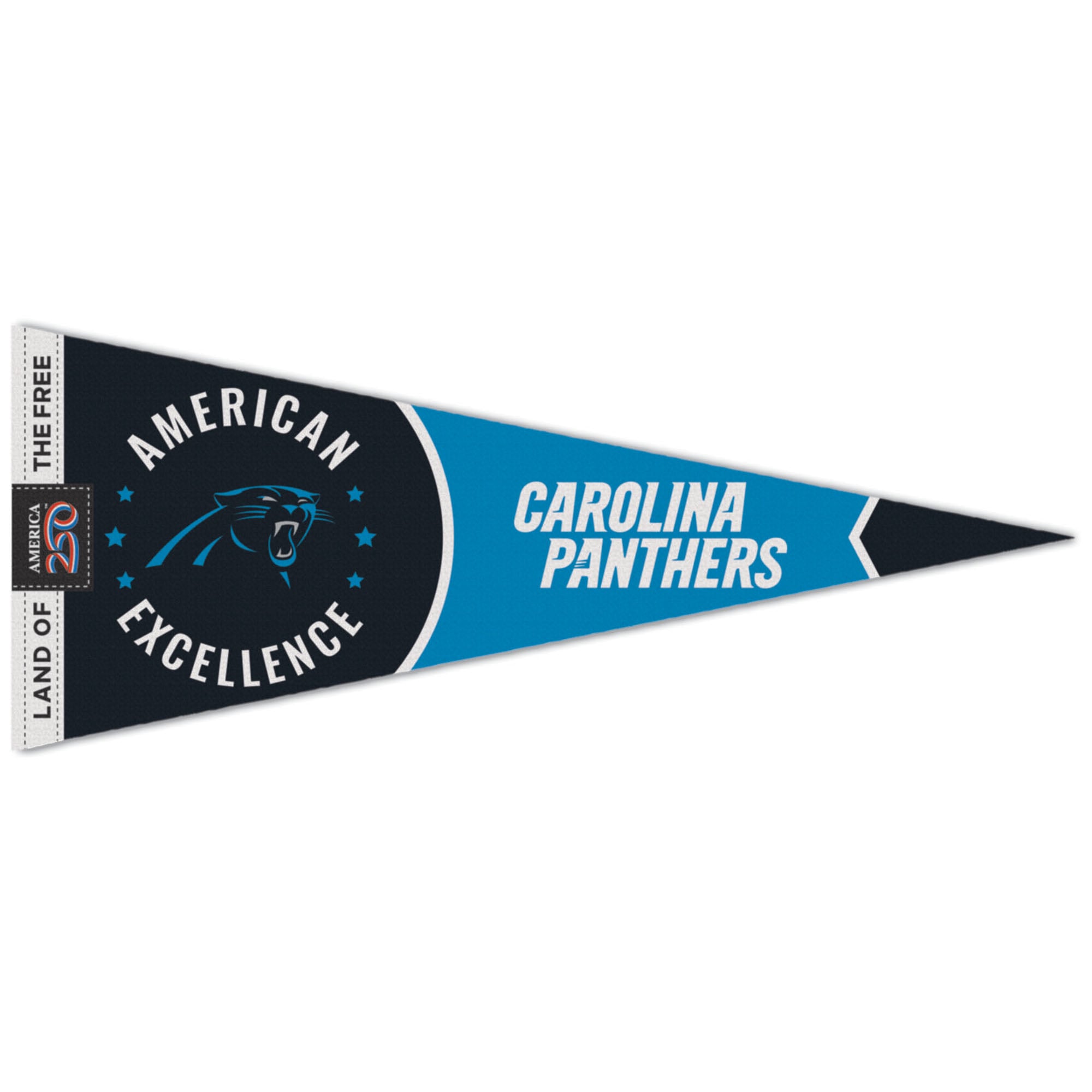 WinCraft Carolina Panthers 12" x 30" America 250 Premium Pennant