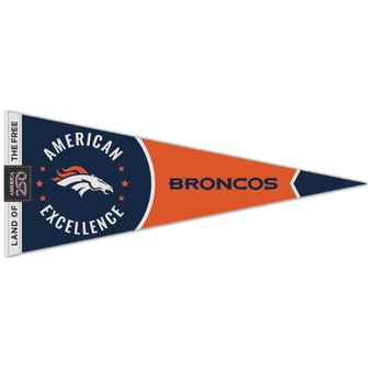 WinCraft Denver Broncos 12" x 30" America 250 Premium Pennant
