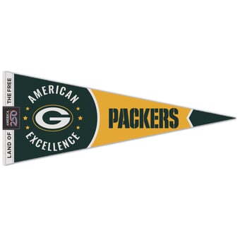 WinCraft Green Bay Packers 12" x 30" America 250 Premium Pennant