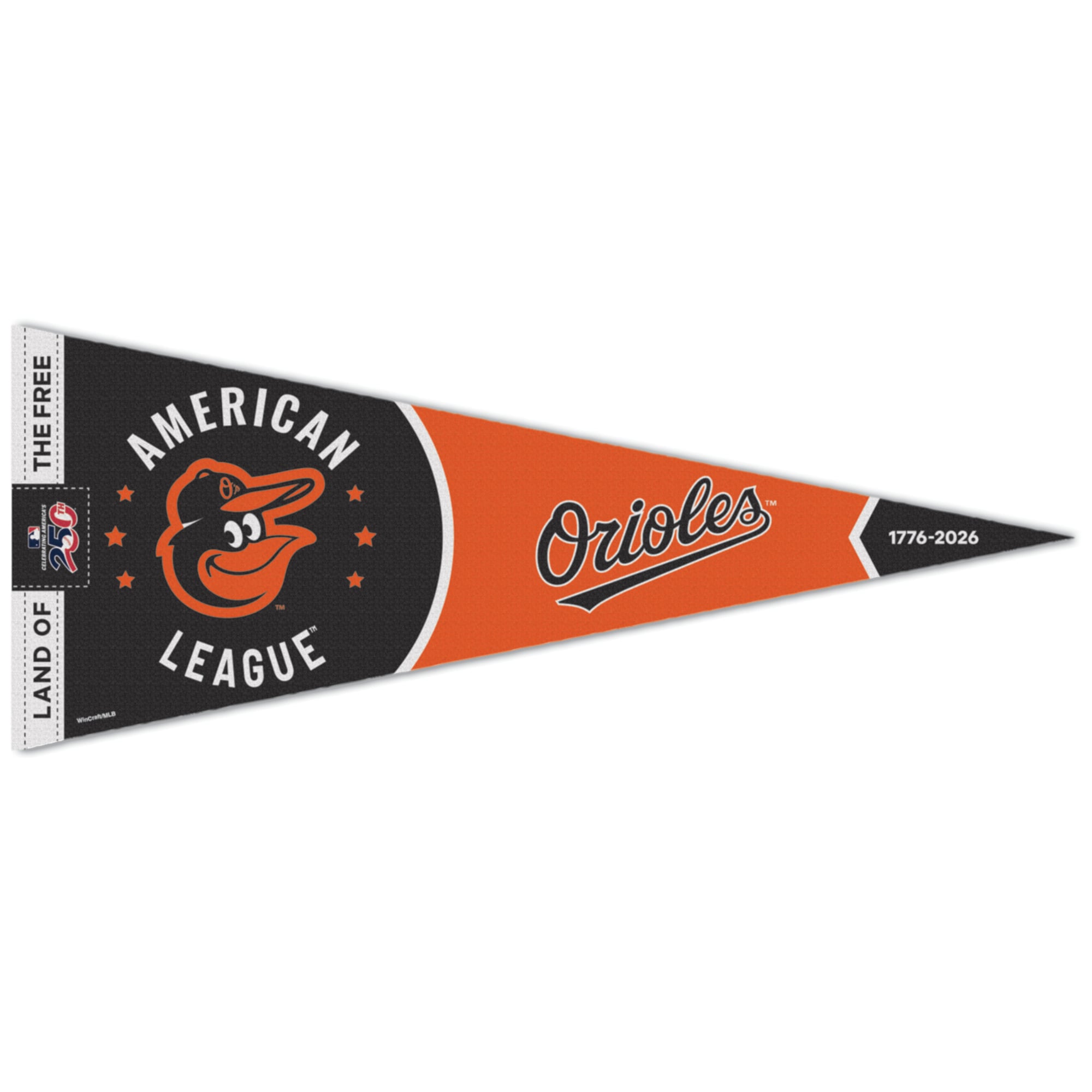 12" x 30" America 250 Premium Pennant
