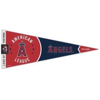 "WinCraft Los Angeles Angels 12"" x 30"" America 250 Premium Pennant"