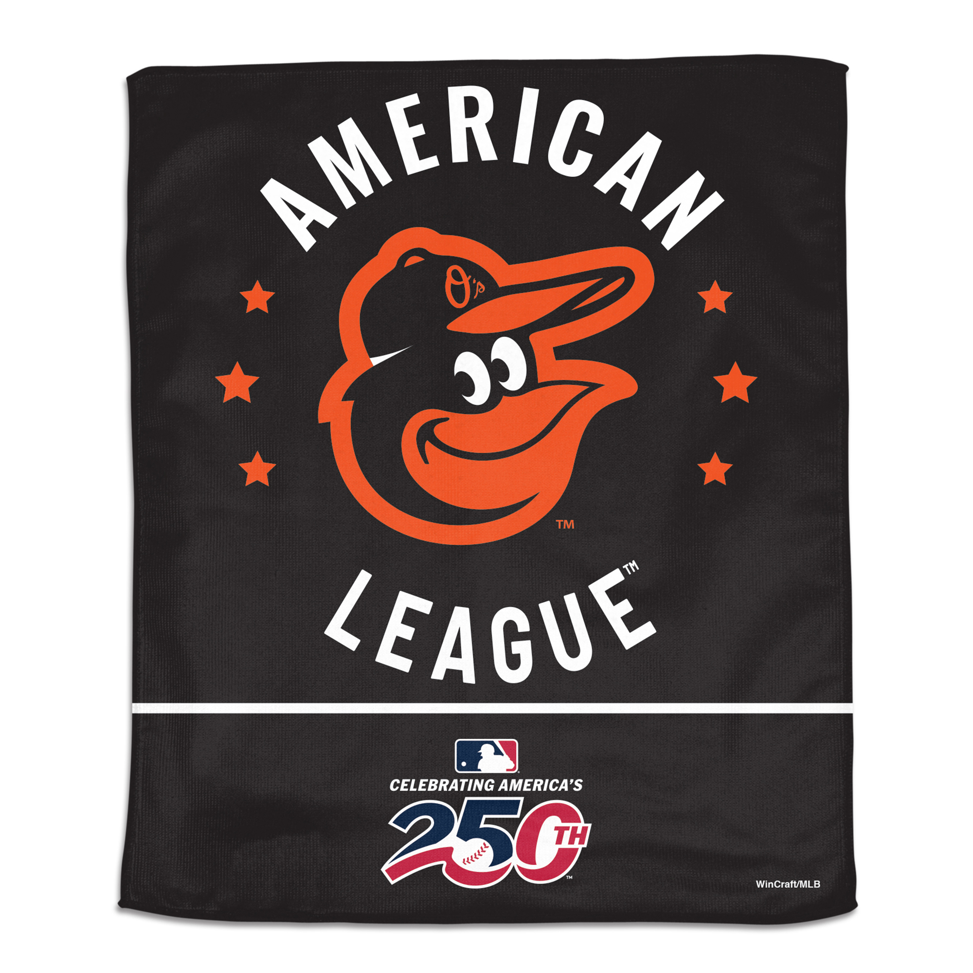 WinCraft Baltimore Orioles 15" x 18" America 250 Rally Towel