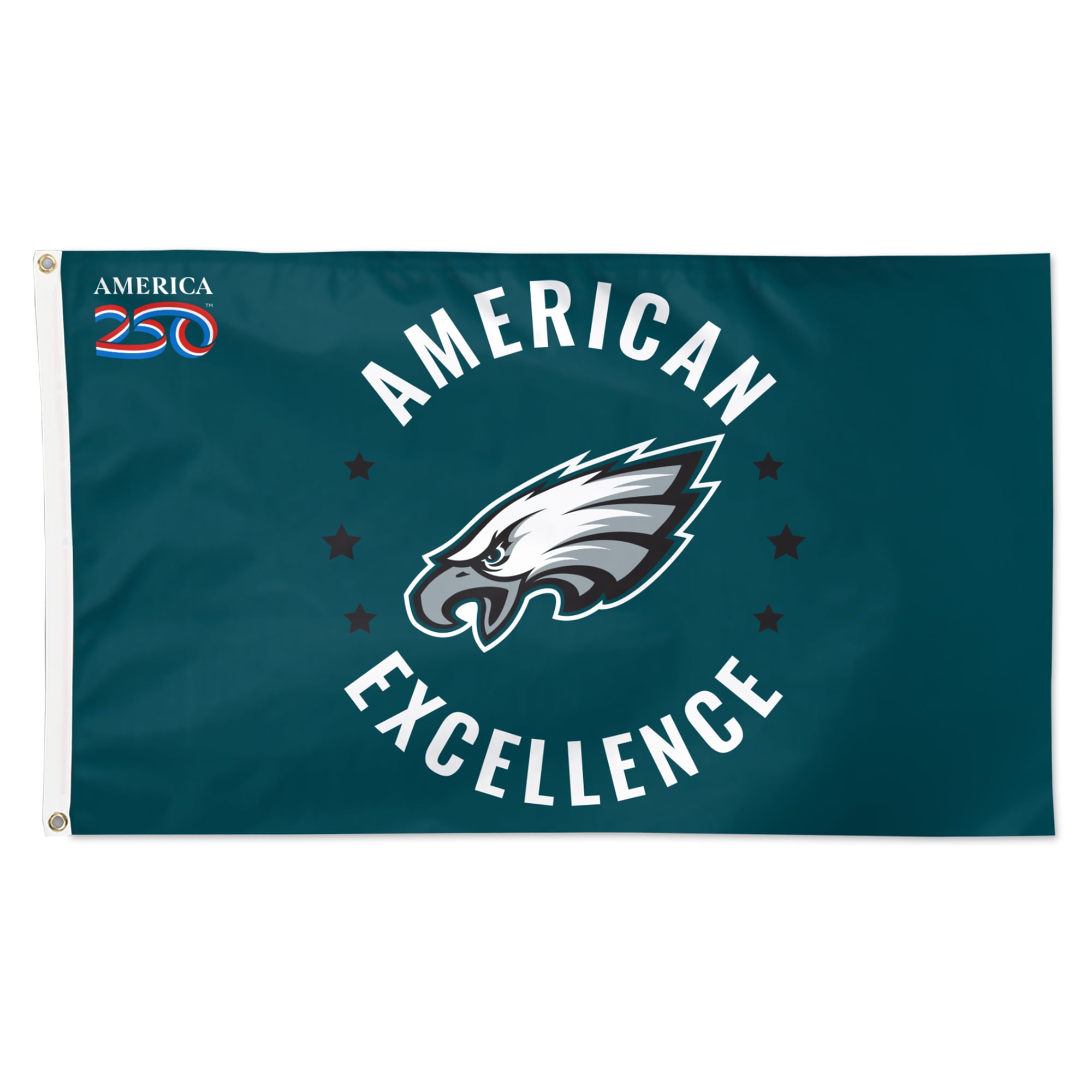 WinCraft Philadelphia Eagles 3' x 5' One-Sided America 250 Deluxe Flag