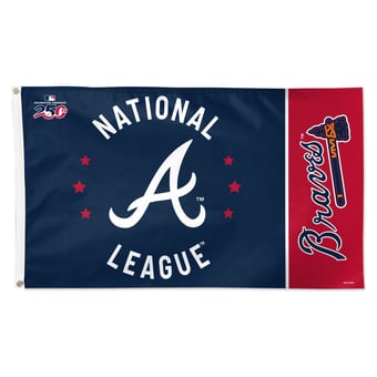 WinCraft Atlanta Braves 3' x 5' One-Sided America 250 Deluxe Flag