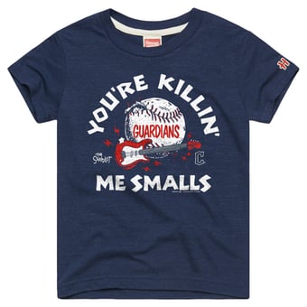 Youth Homage Navy Cleveland Guardians x The Sandlot Tri-Blend T-Shirt