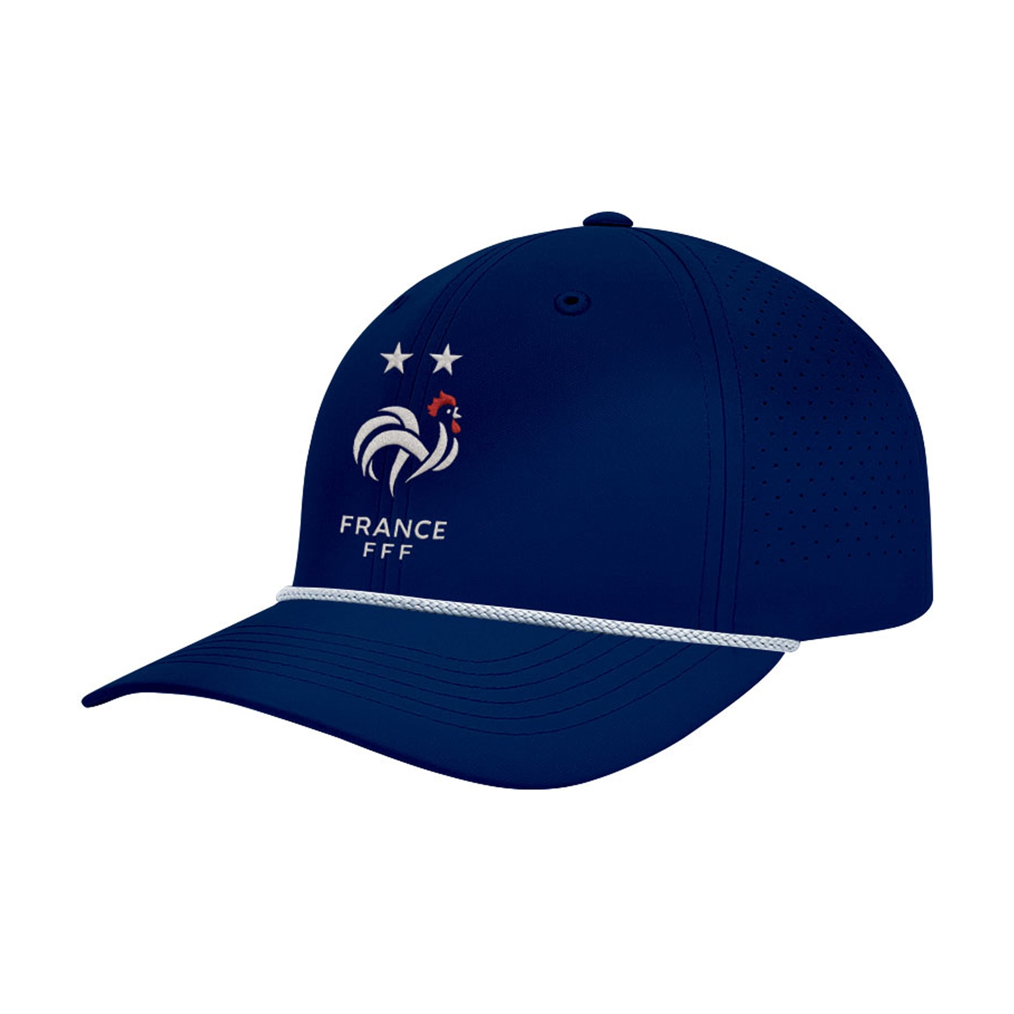 Men's 1863FC Navy France National Team Federation Color Badge Airflow Adjustable Hat