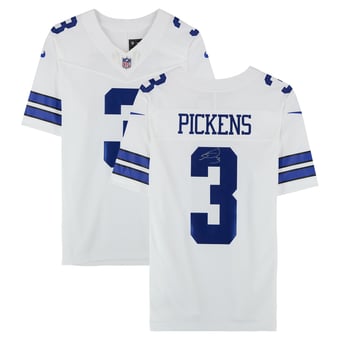 George Pickens Dallas Cowboys Autographed Nike White Vapor Fuse Limited Jersey
