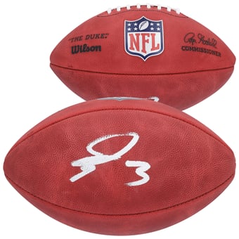 George Pickens Dallas Cowboys Autographed Wilson Duke Full Color Football