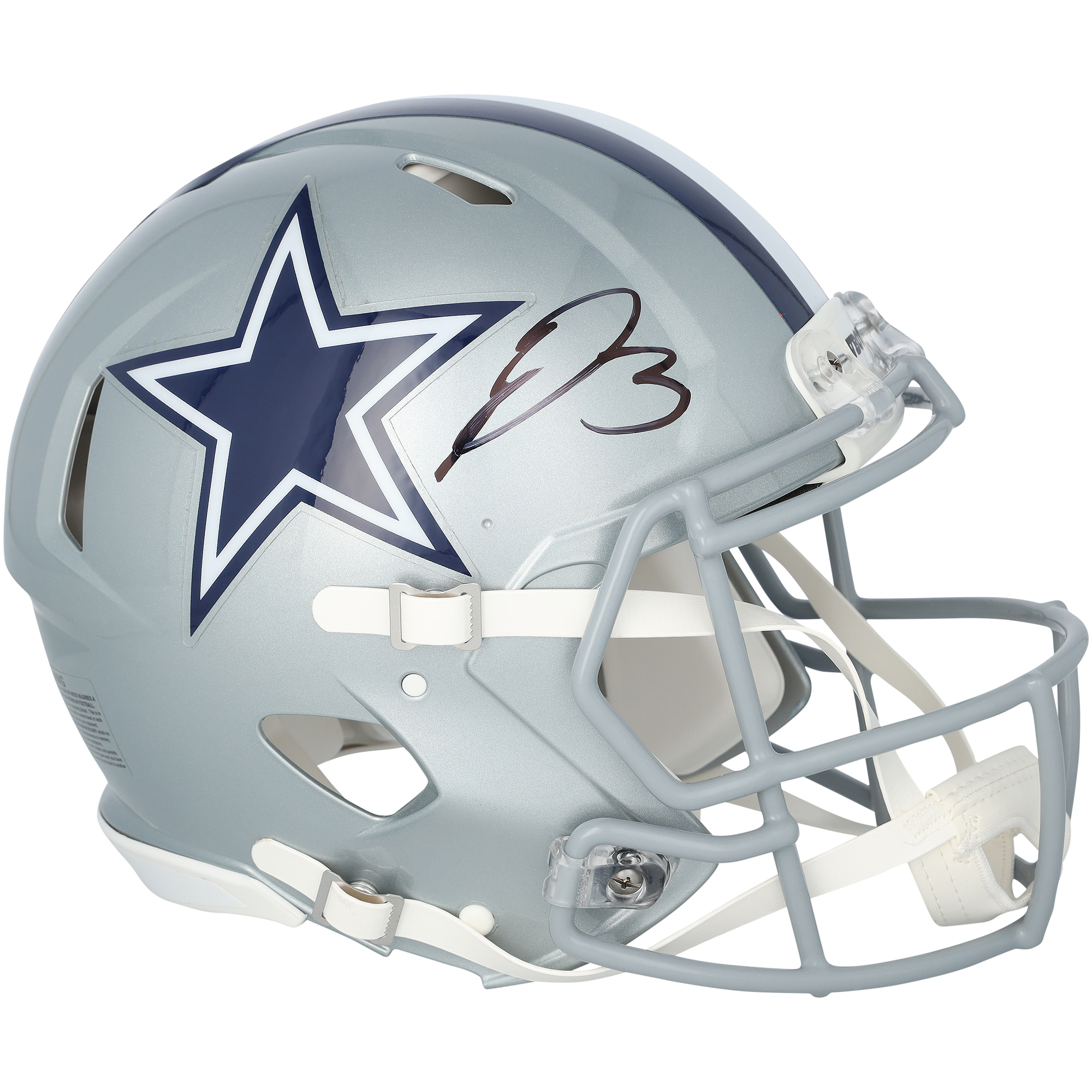 George Pickens Dallas Cowboys Autographed Riddell Speed Authentic Helmet