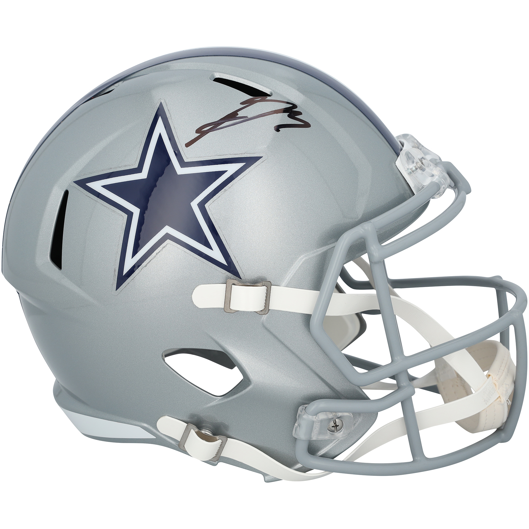 George Pickens Dallas Cowboys Autographed Riddell Speed Replica Helmet George Pickens Dallas Cowboys Autographed Riddell Speed Replica Helmet