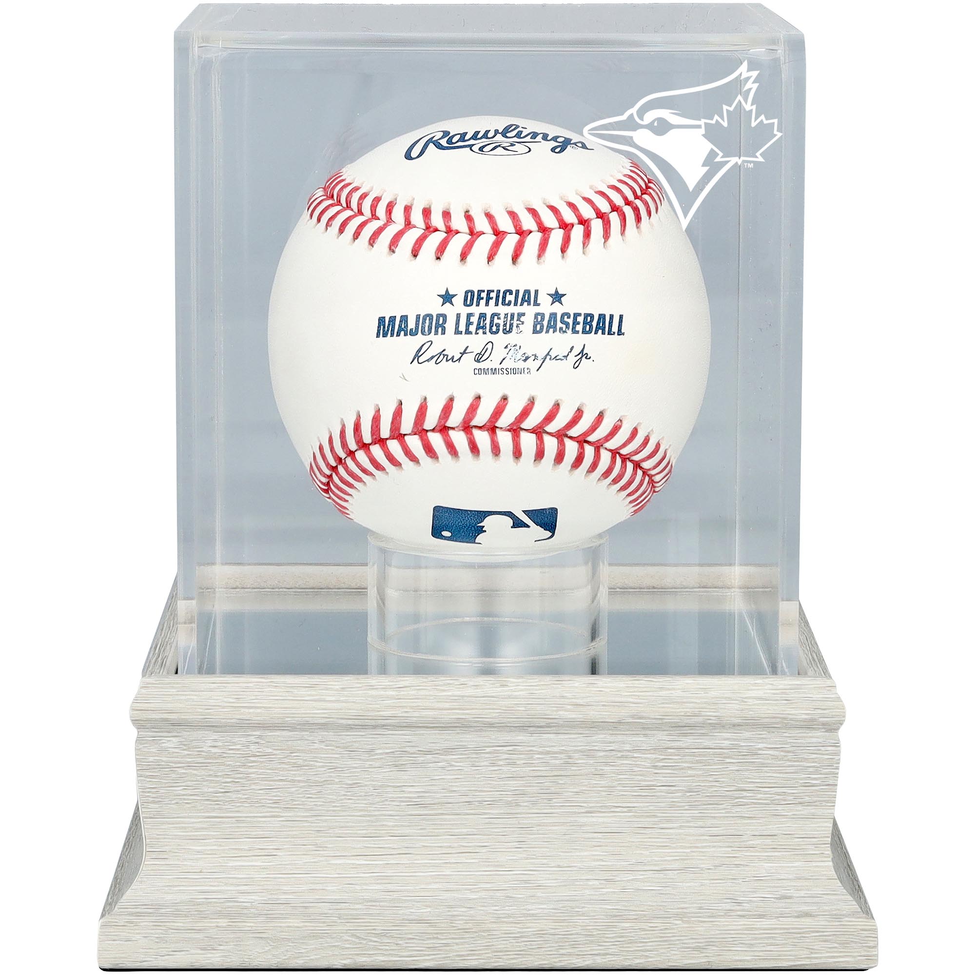 Toronto Blue Jays Slate Gray Logo Baseball Display Case – UV Protected Toronto Blue Jays Slate Gray Logo Baseball Display Case – UV Protected