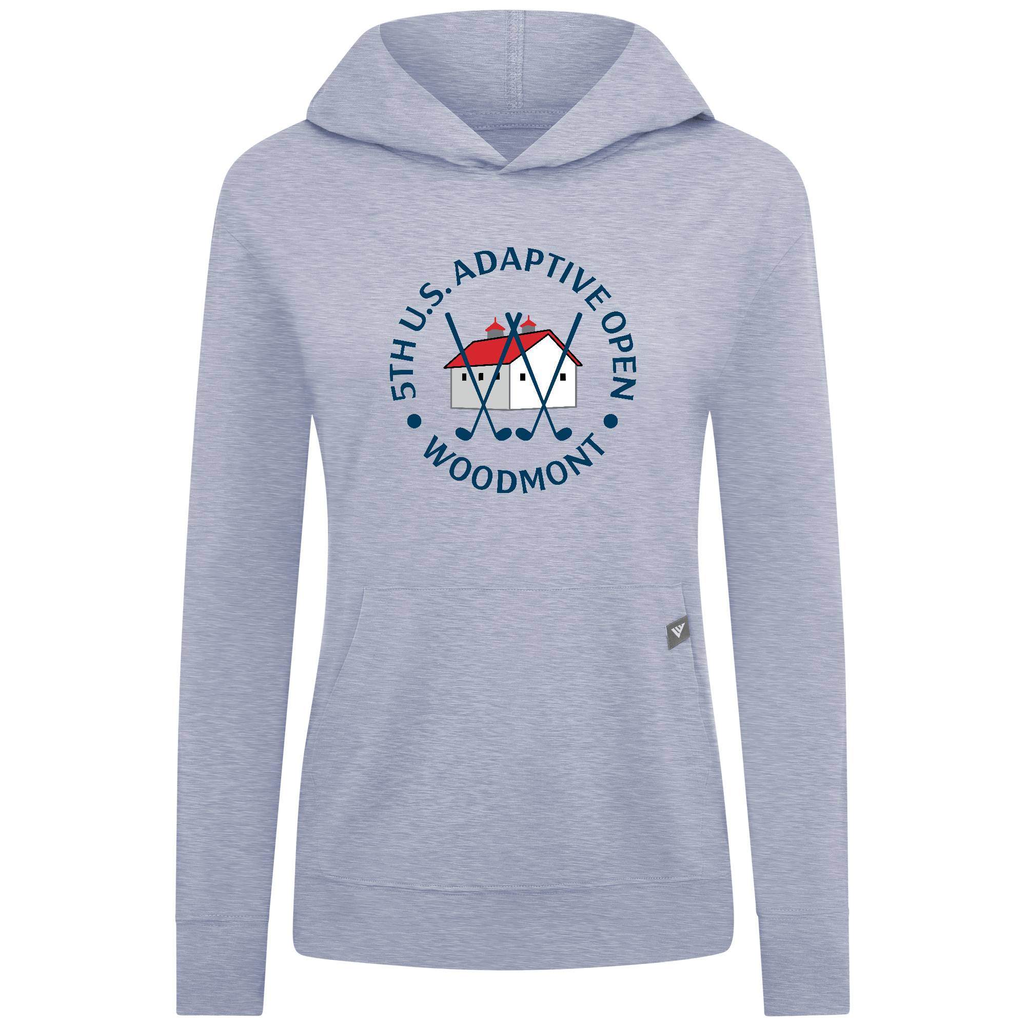 Women’s Levelwear Gray 2026 U.S. Adaptive Open Relay Hoodie