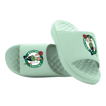 Unisex ISlide Seafoam Boston Celtics Bubble Motive Slide Sandals