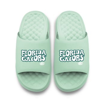 Unisex ISlide Seafoam Florida Gators Bubble Letters Motive Slide Sandals
