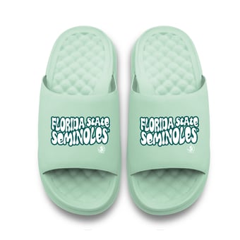 Unisex ISlide Seafoam Florida State Seminoles Bubble Letters Motive Slide Sandals