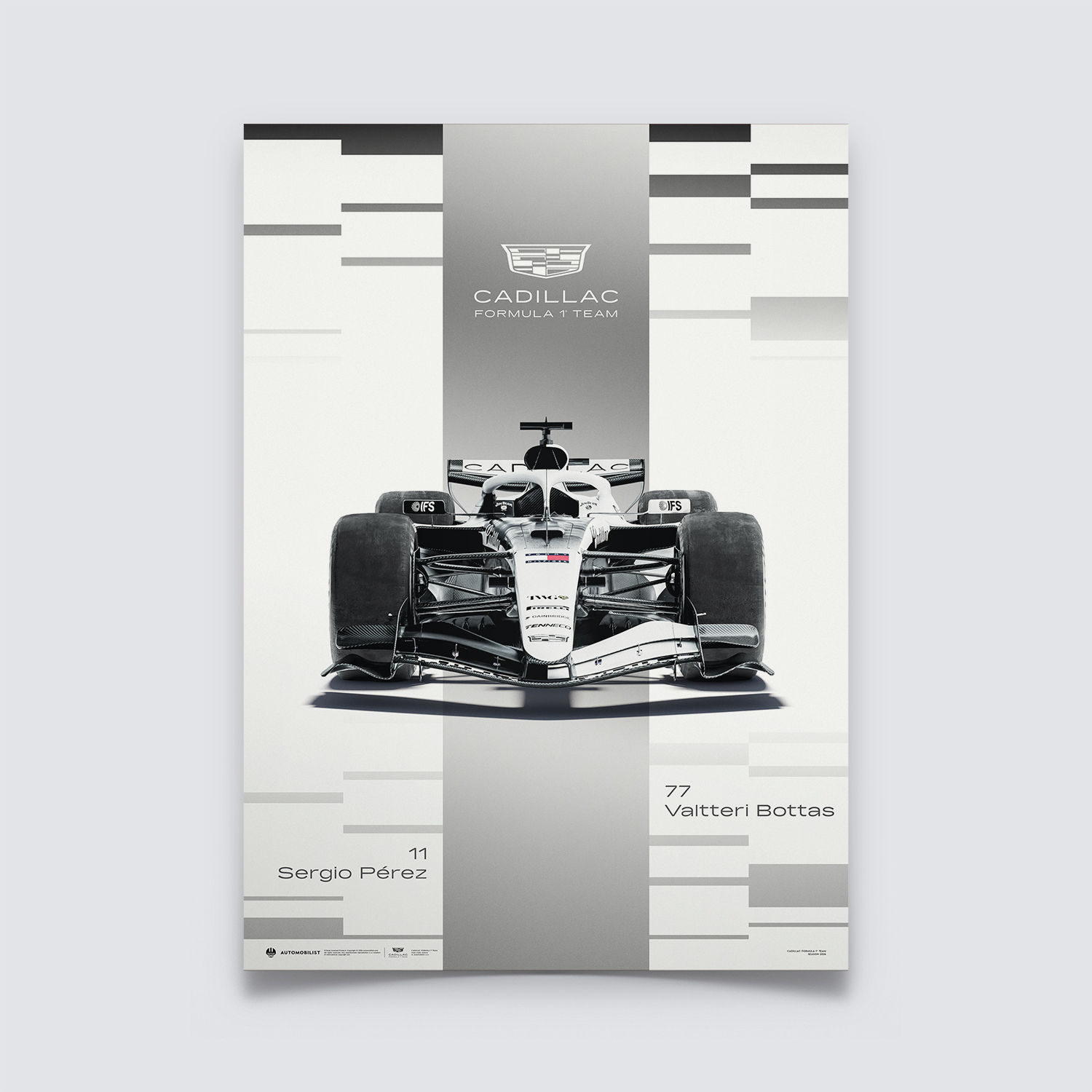 Cadillac F1 Team Welcome to the Grid 17" x 26" Poster