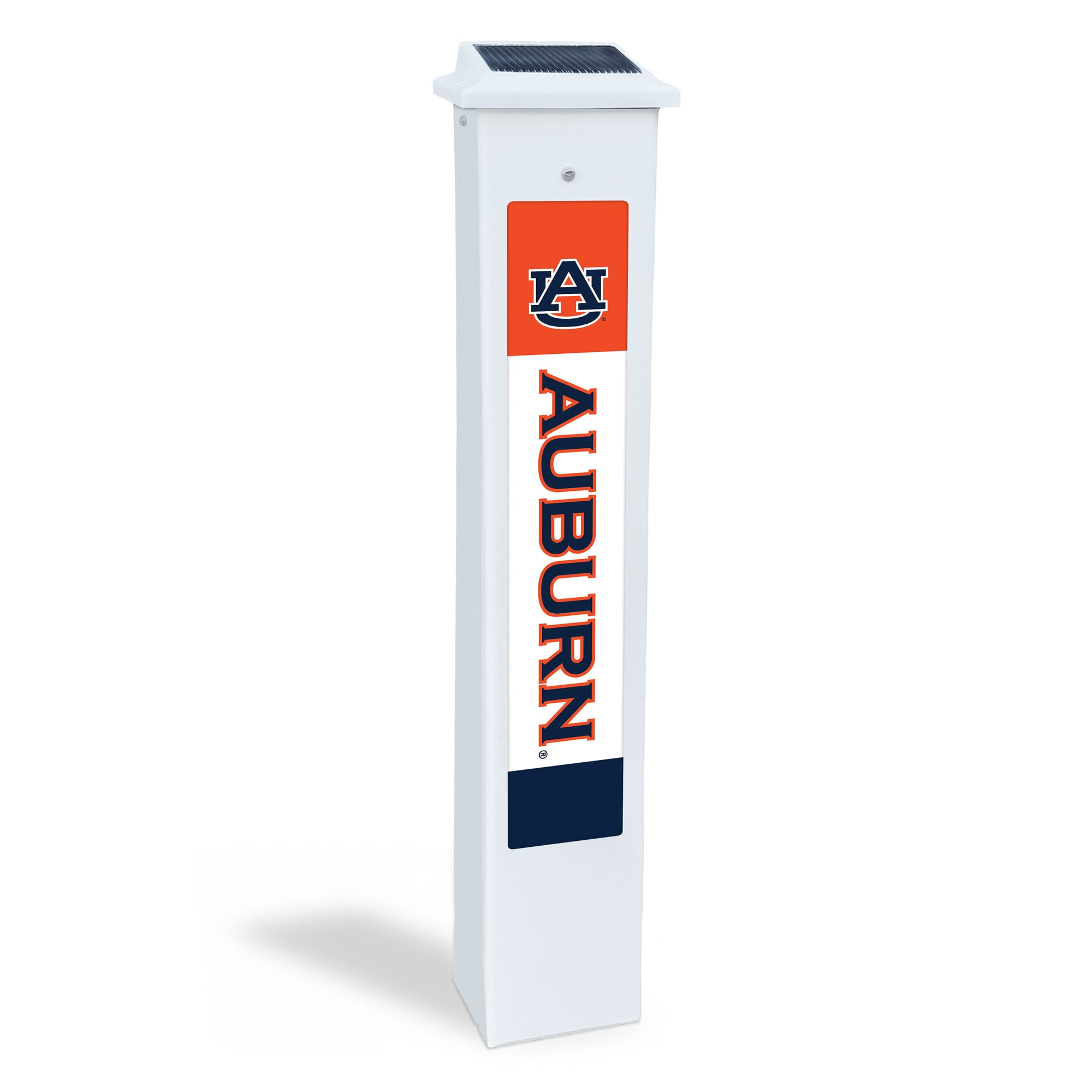 Auburn Tigers 25" Solar Light Glow Post