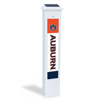 Auburn Tigers 25" Solar Light Glow Post
