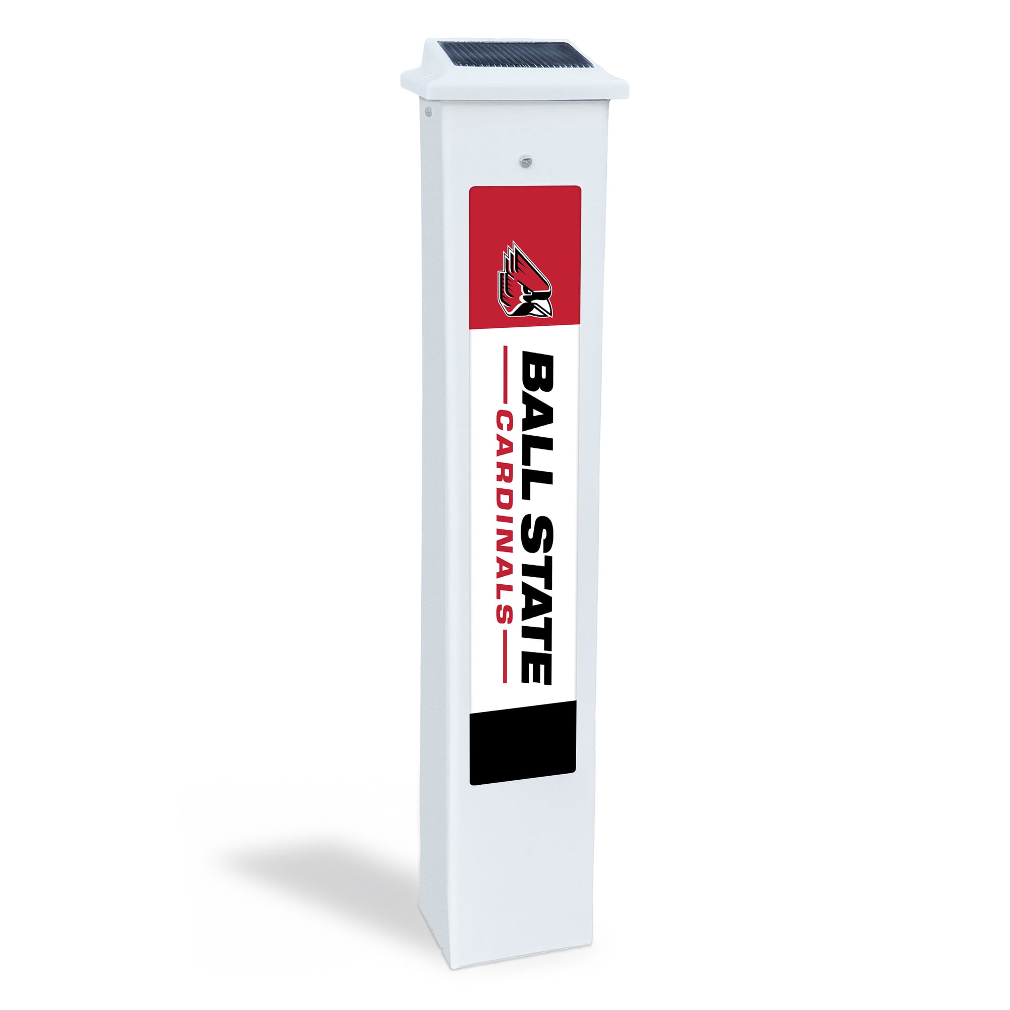 Ball State Cardinals 25" Solar Light Glow Post