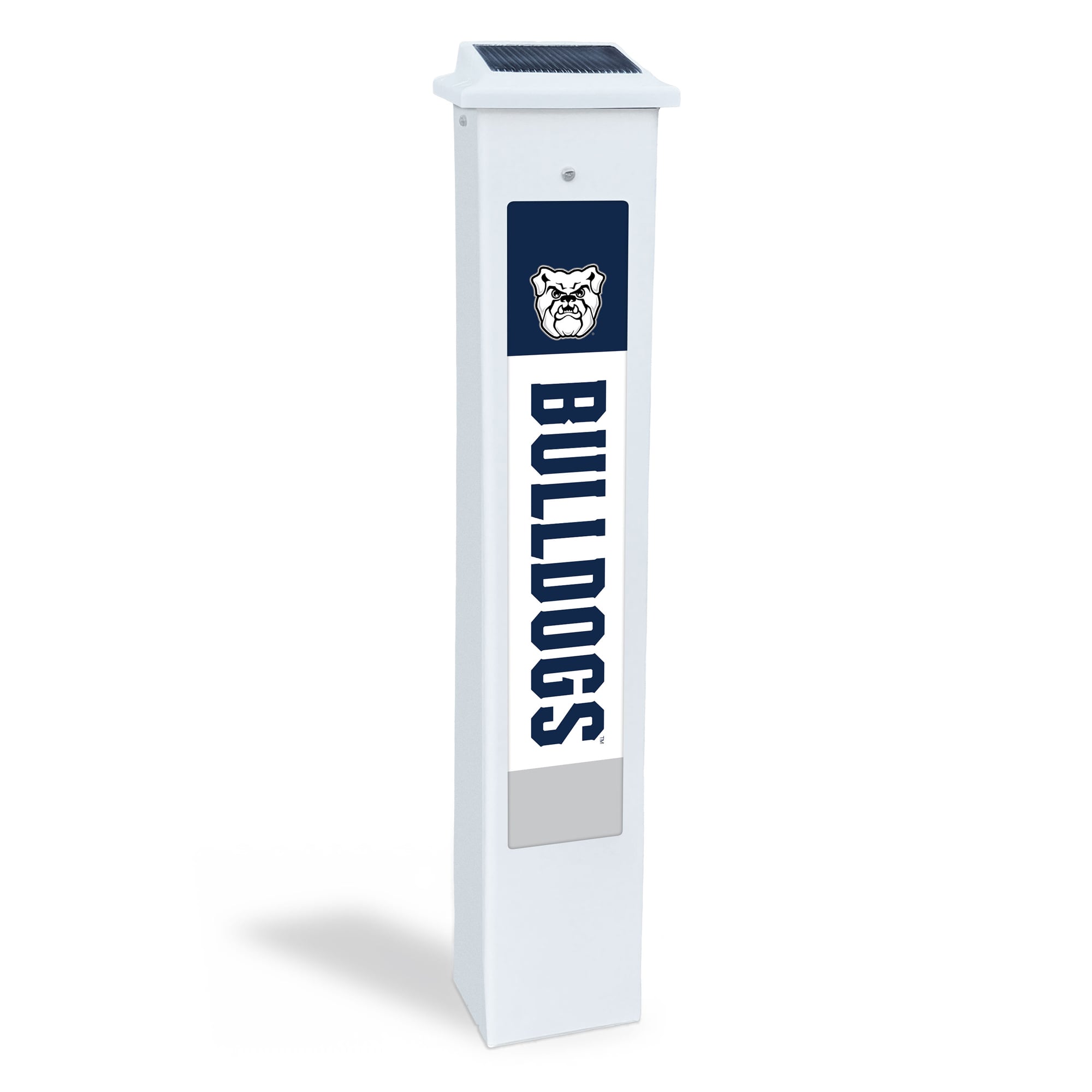 Butler Bulldogs 25" Solar Light Glow Post