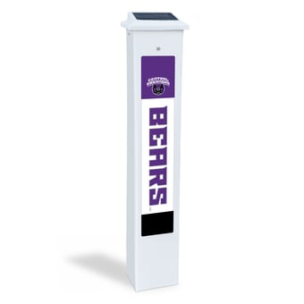 Central Arkansas Bears 25" Solar Light Glow Post