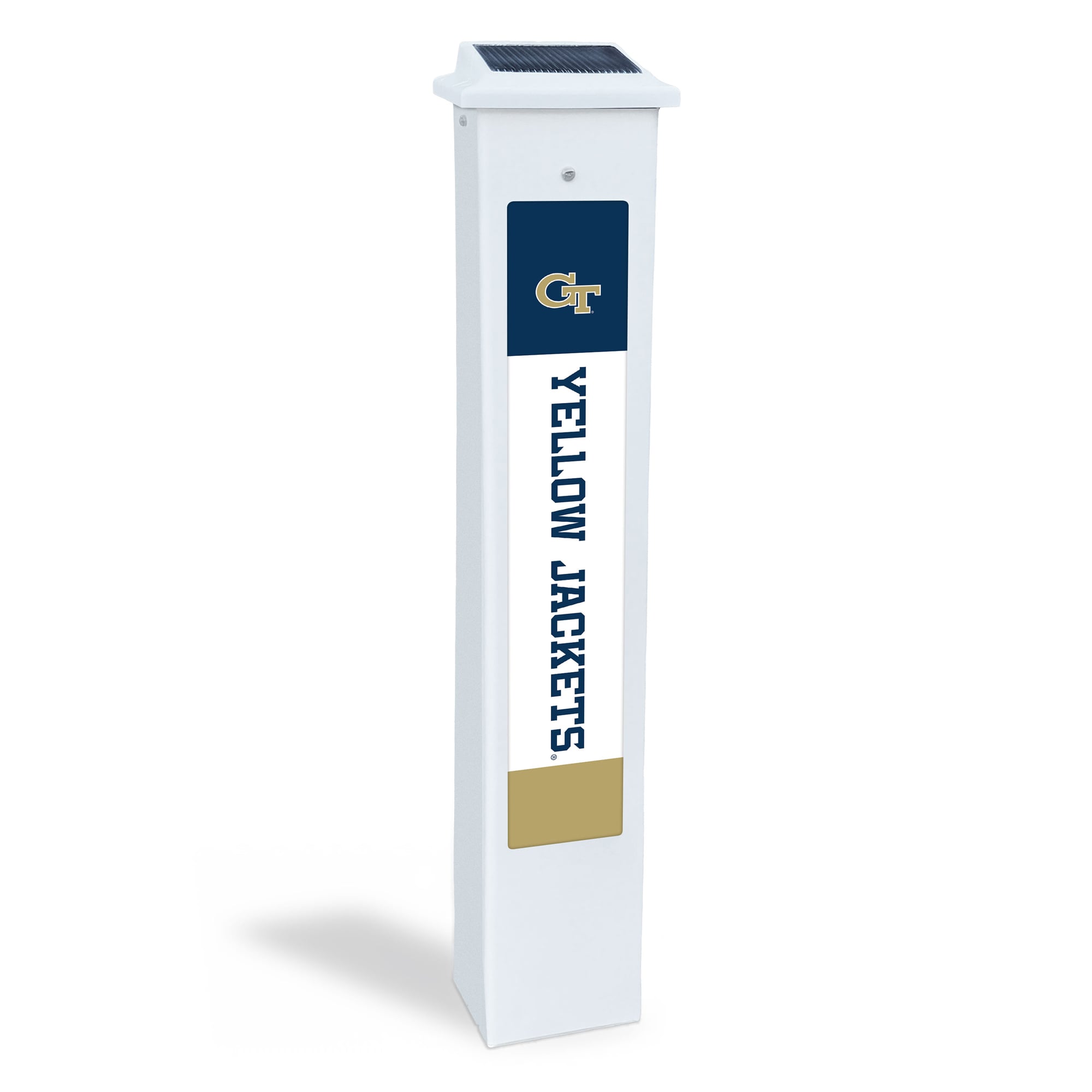 Georgia Tech Yellow Jackets 25" Solar Light Glow Post