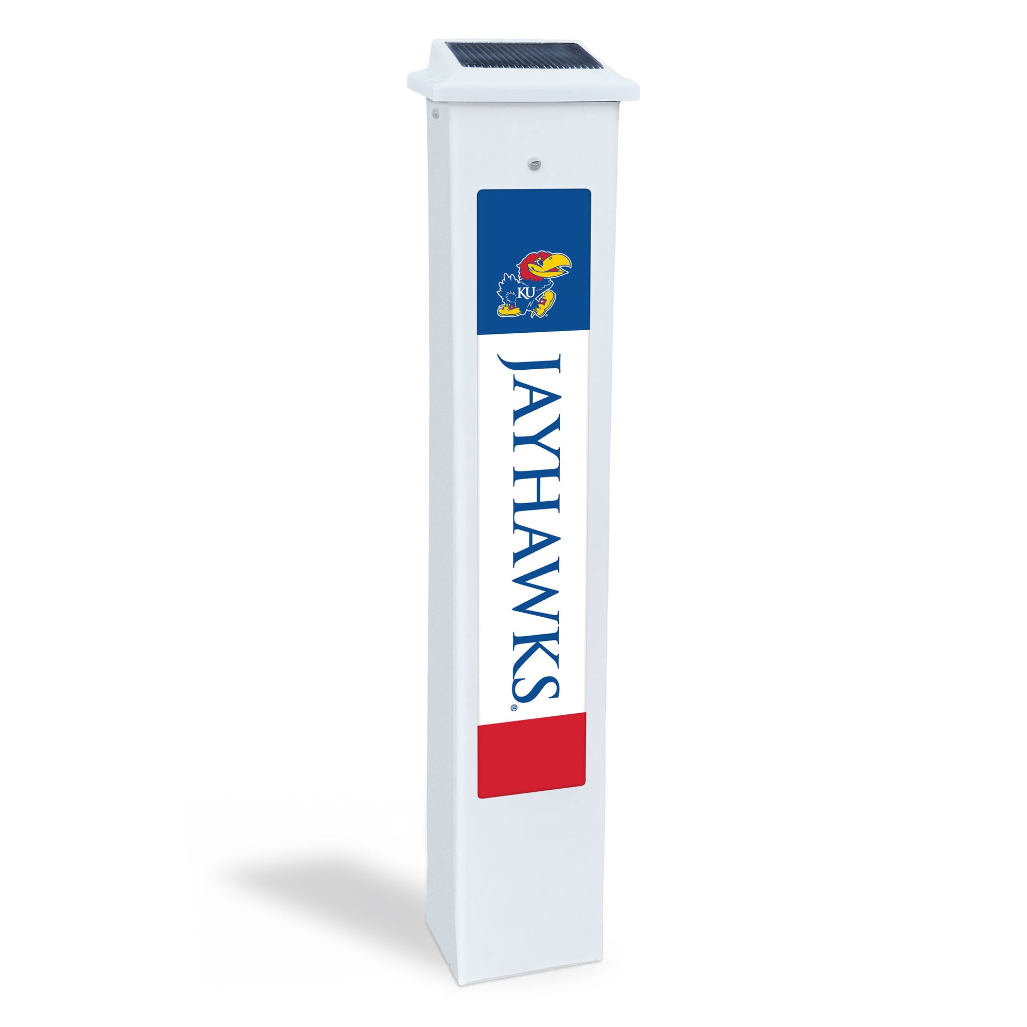 Kansas Jayhawks 25" Solar Light Glow Post