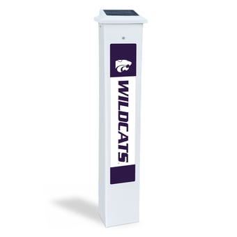Kansas State Wildcats 25" Solar Light Glow Post