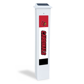 Louisville Cardinals 25" Solar Light Glow Post
