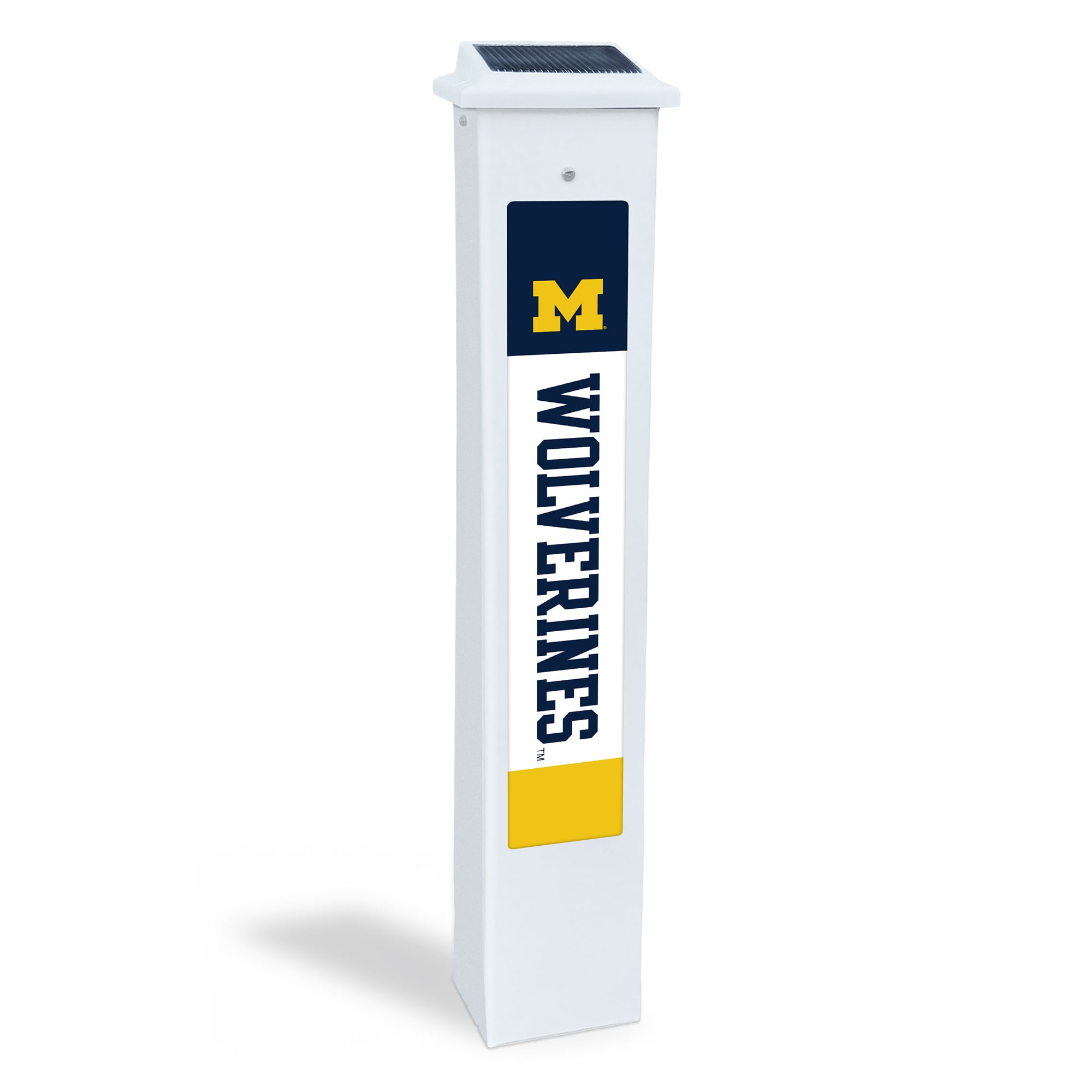 Michigan Wolverines 25" Solar Light Glow Post