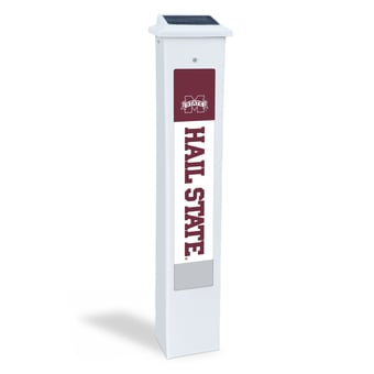 Mississippi State Bulldogs 25" Solar Light Glow Post