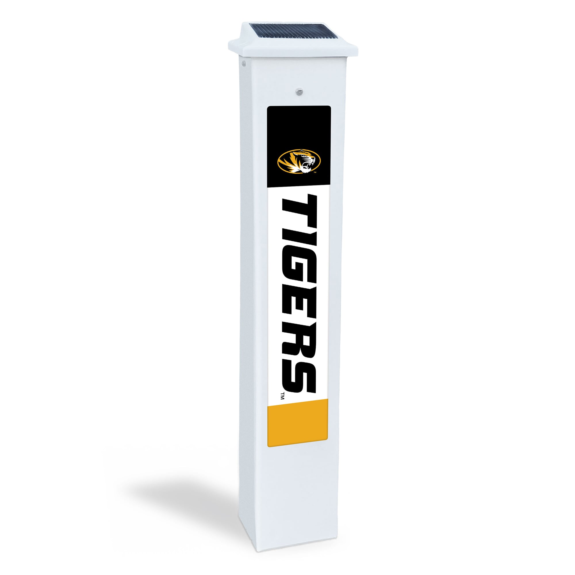 Missouri Tigers 25" Solar Light Glow Post