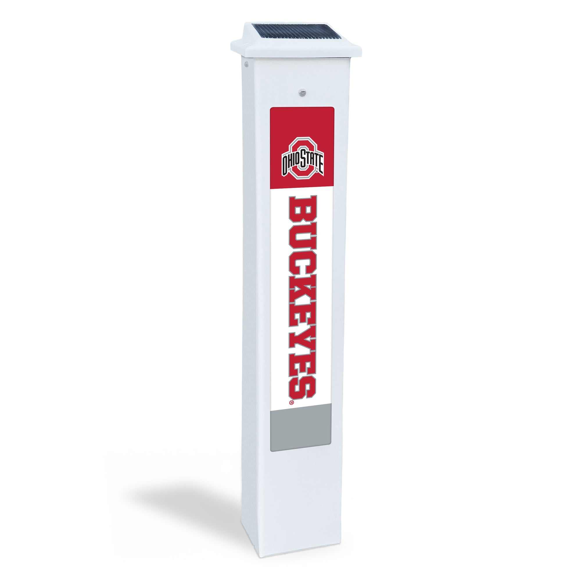 Ohio State Buckeyes 25" Solar Light Glow Post