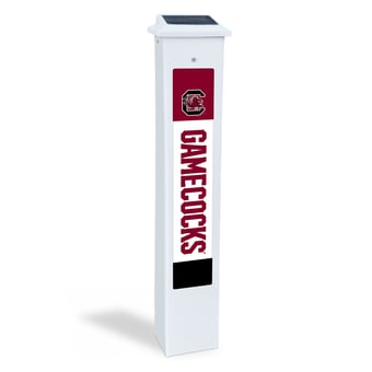 South Carolina Gamecocks 25" Solar Light Glow Post