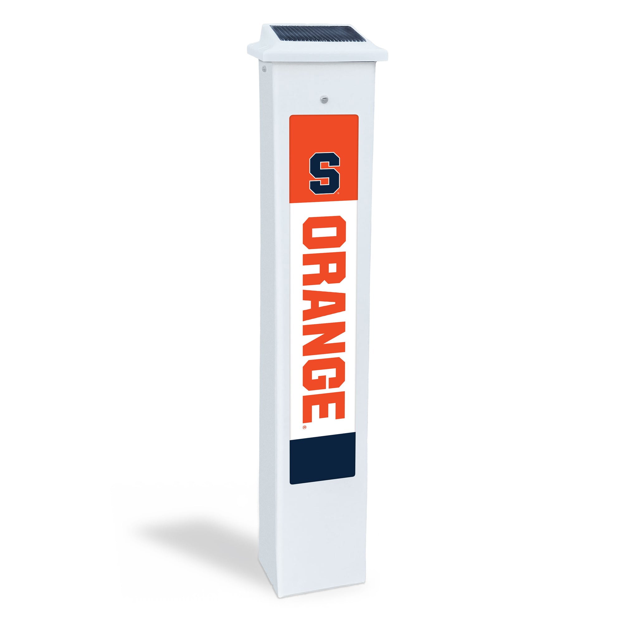 Syracuse Orange 25" Solar Light Glow Post